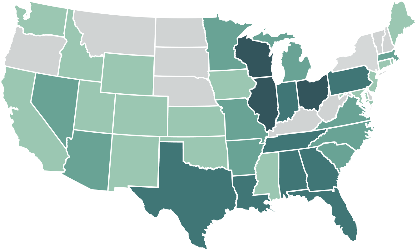 Properties Diversified Across the U.S.